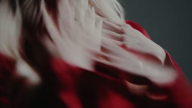 Creative detail from a skincare commercial